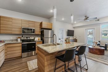 Modern cooking area